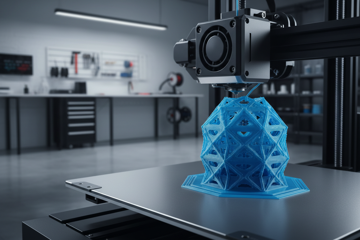 3D printer in action