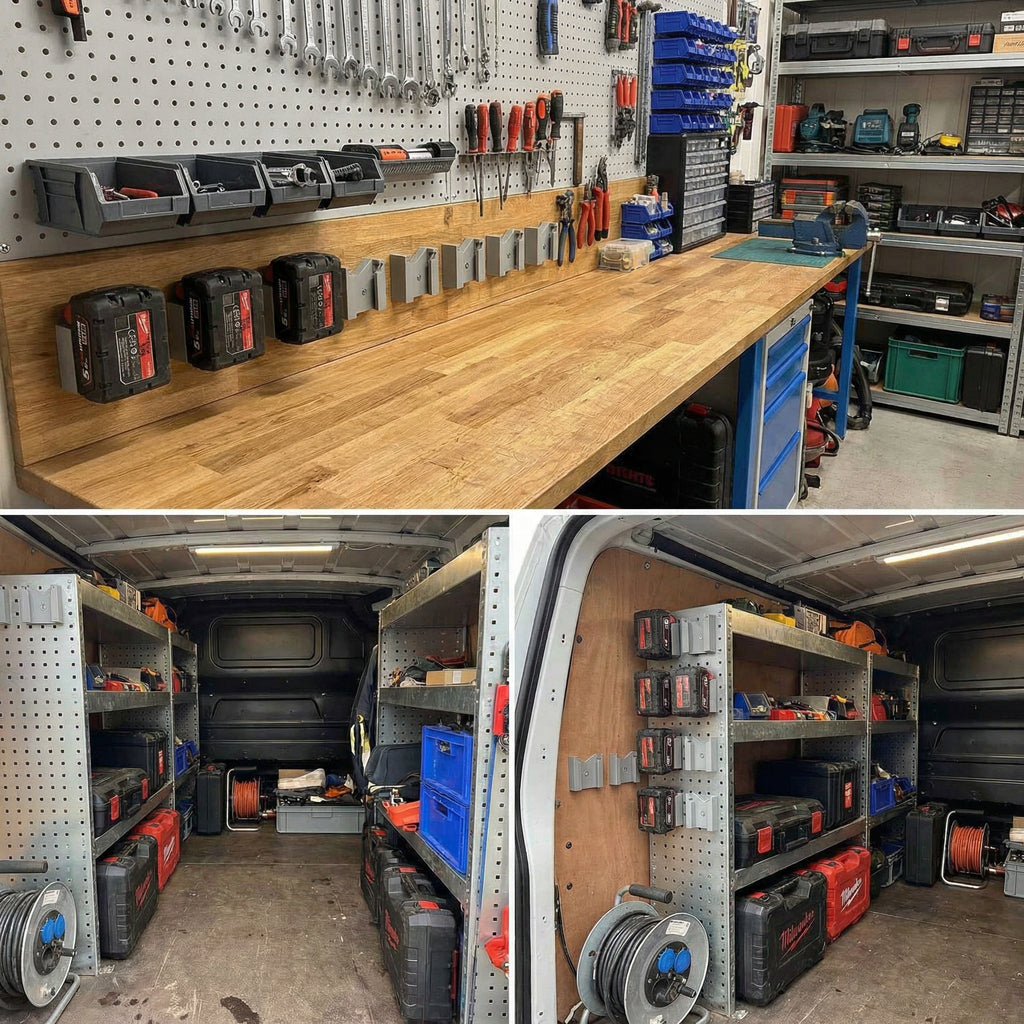 Milwaukee Batteriholder - Veggmontert